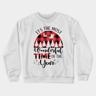 It's The Most Wonderful Time Of The Year Design Crewneck Sweatshirt